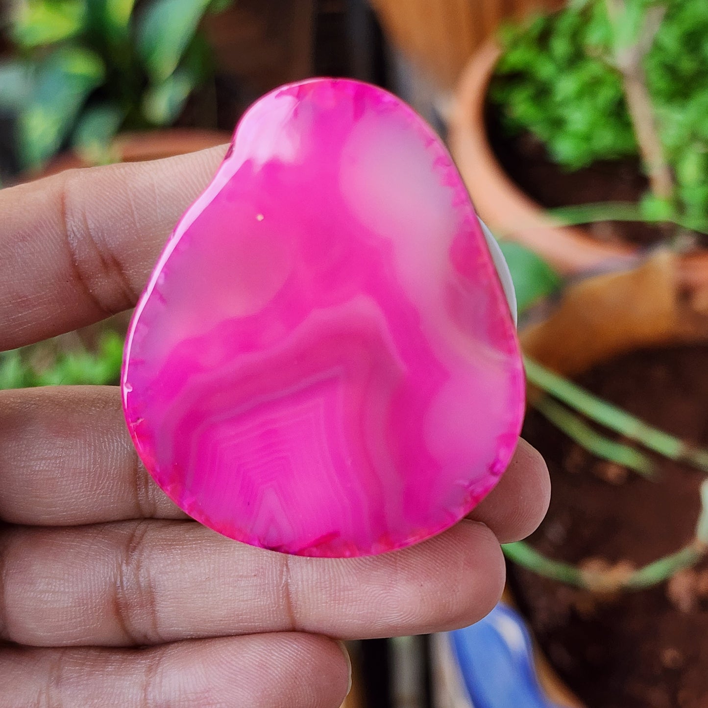 Pink Agate Pop Socket