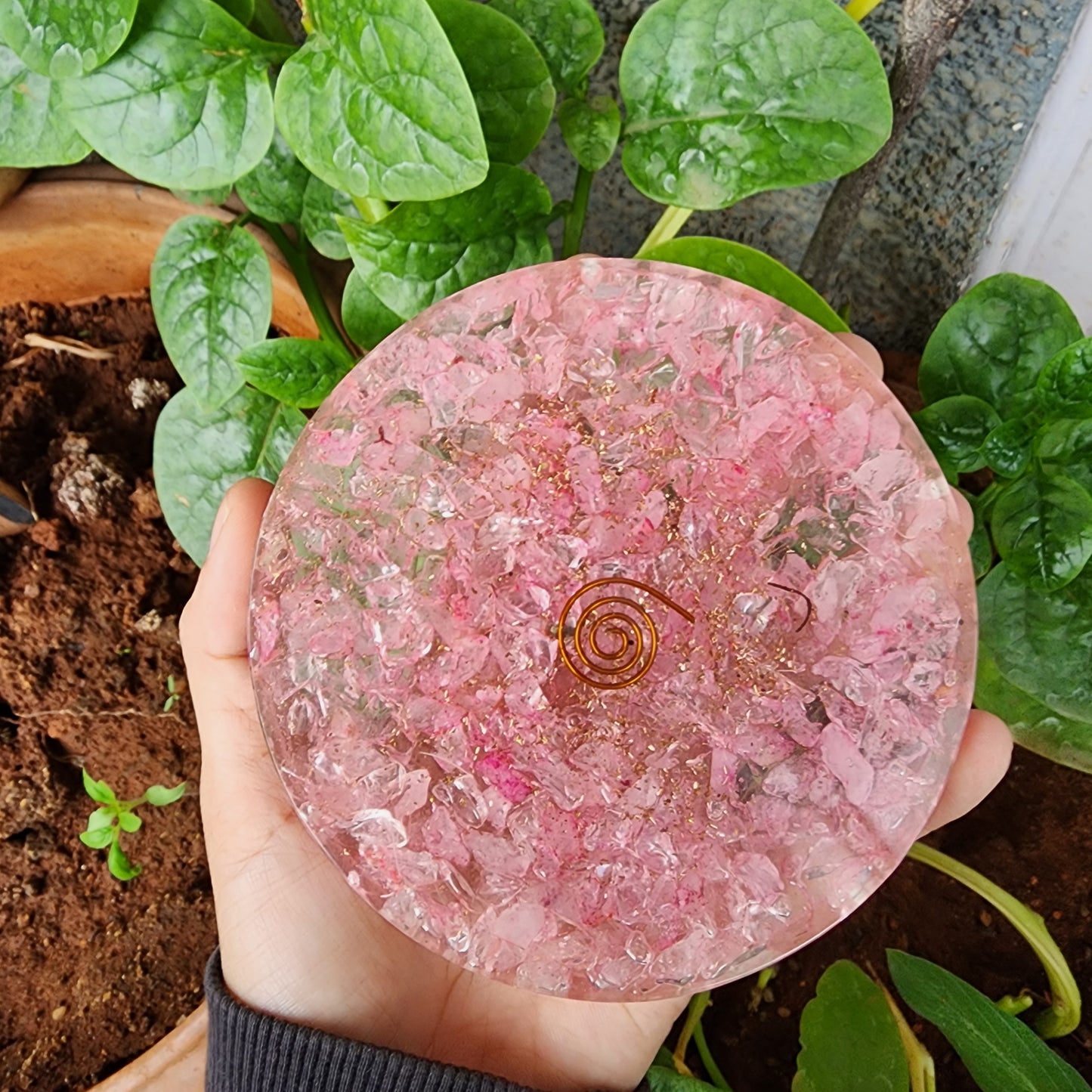 Rose Quartz Coaster