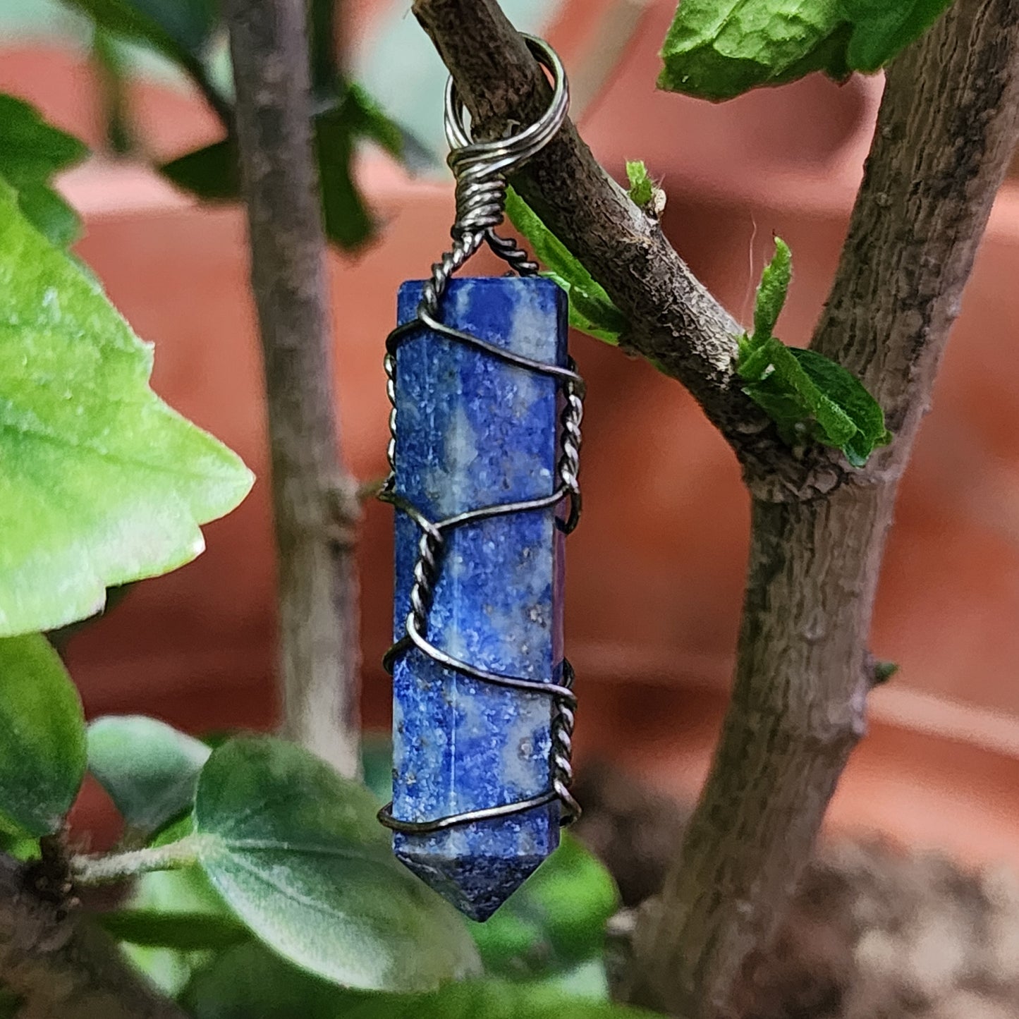 Lapis Lazuli Point Pendant