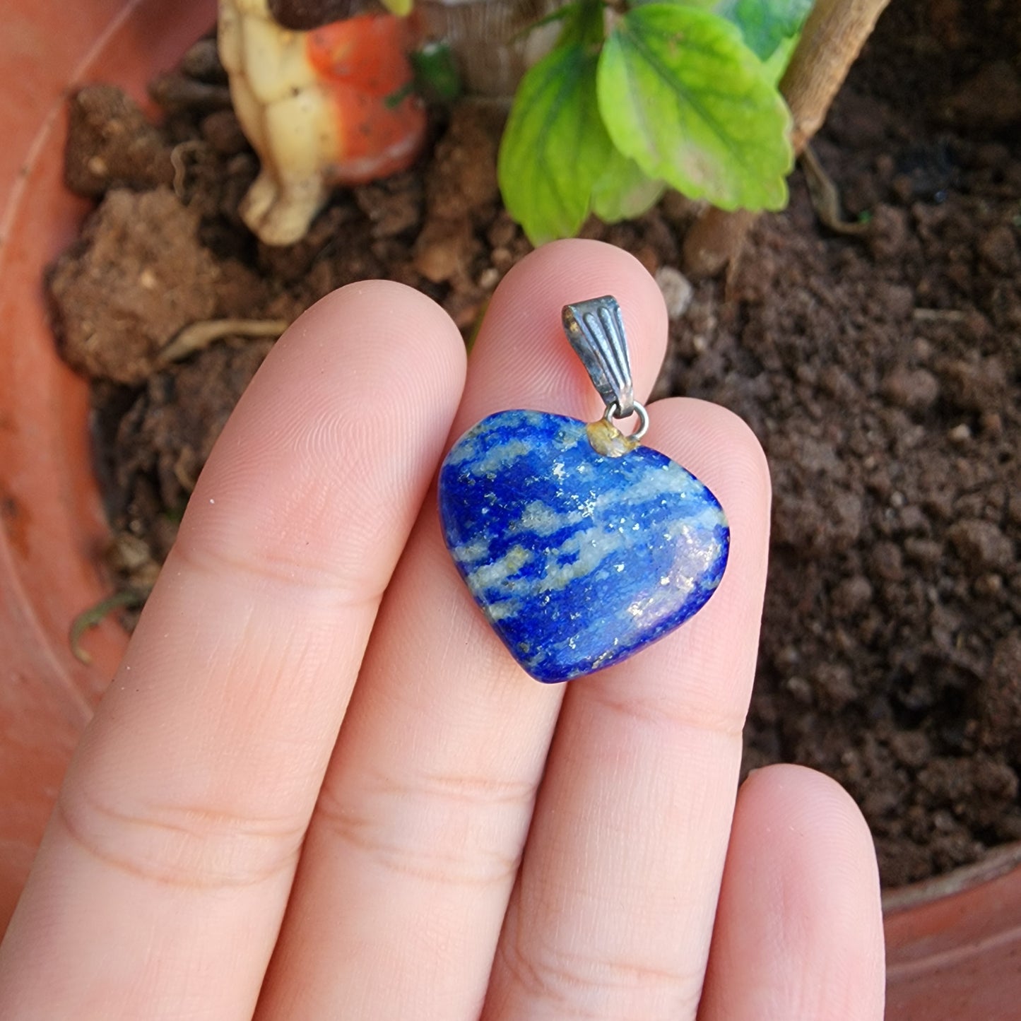 Lapis Lazuli Heart Pendant