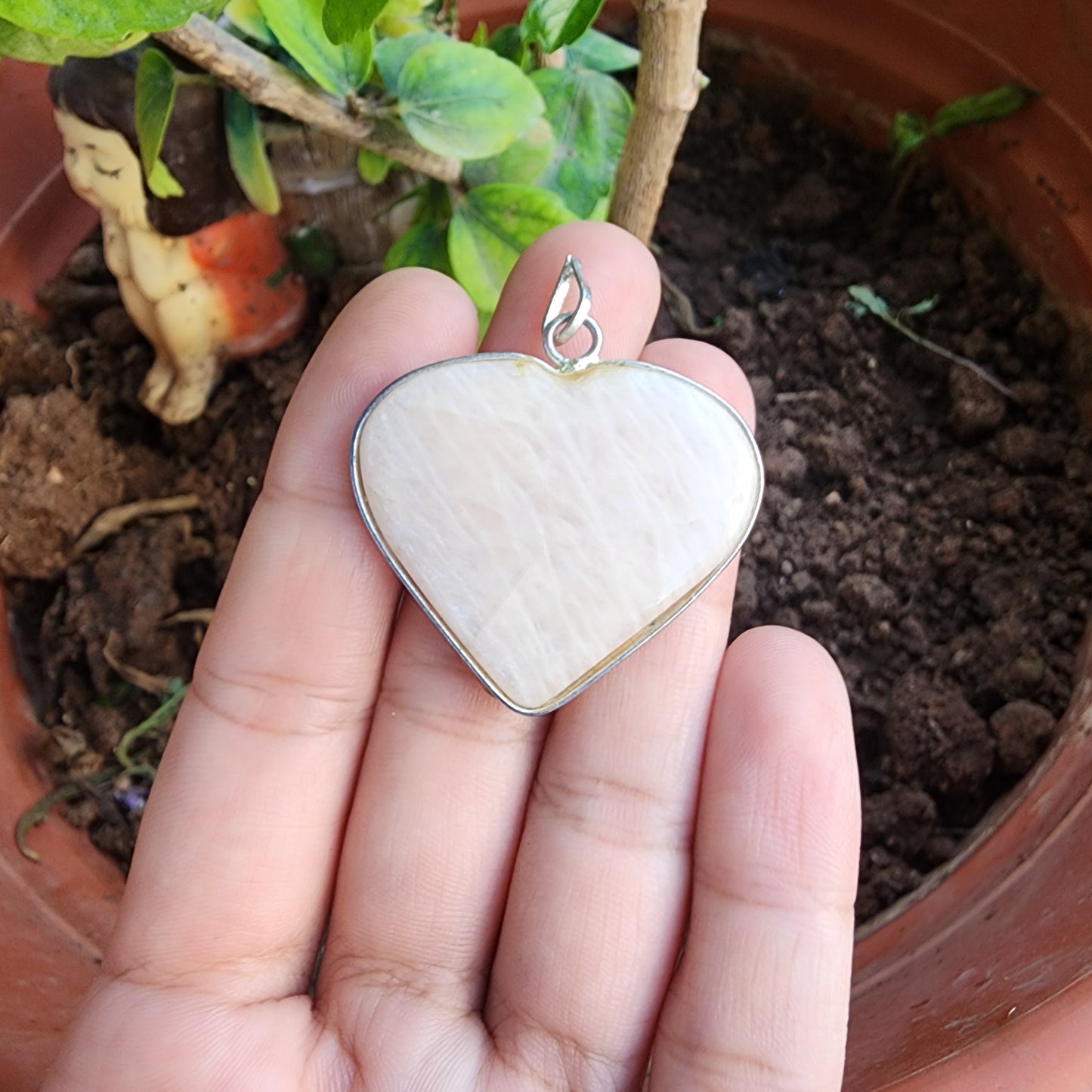 Yellow Aventurine Heart Pendant