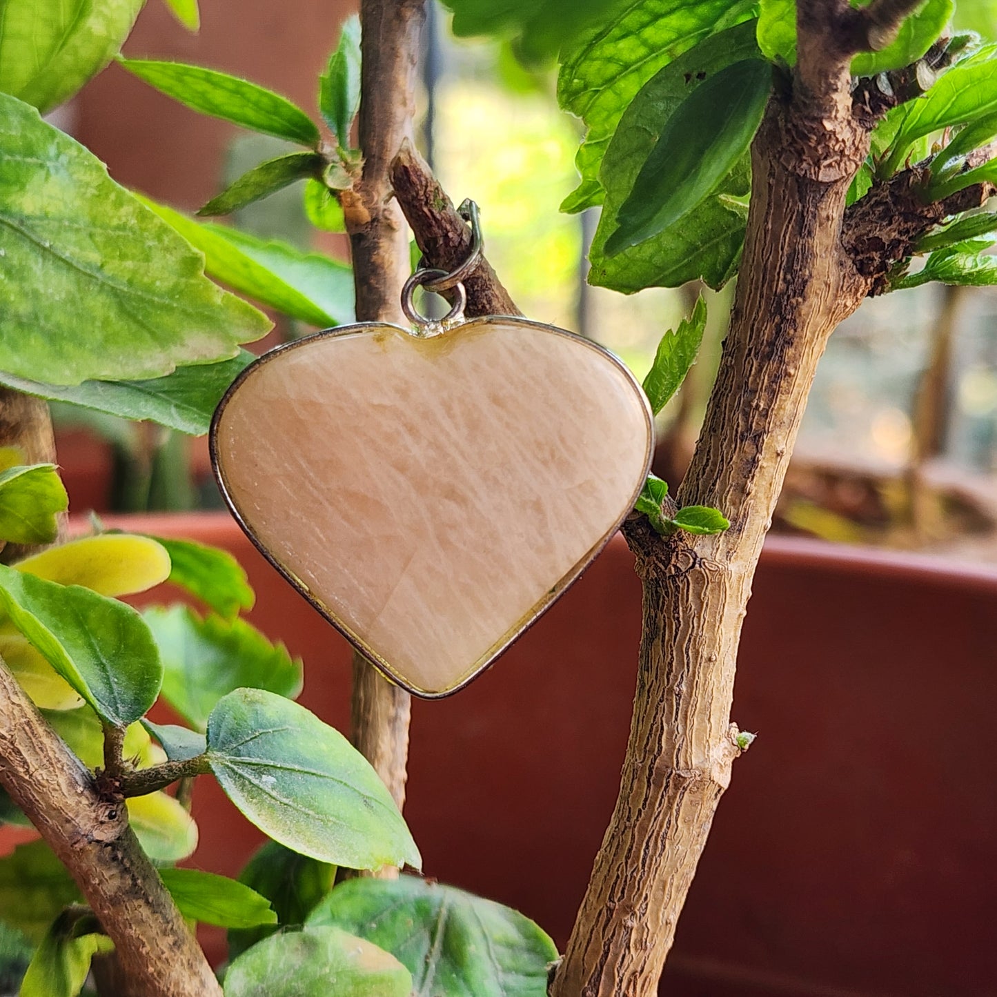 Yellow Aventurine Heart Pendant