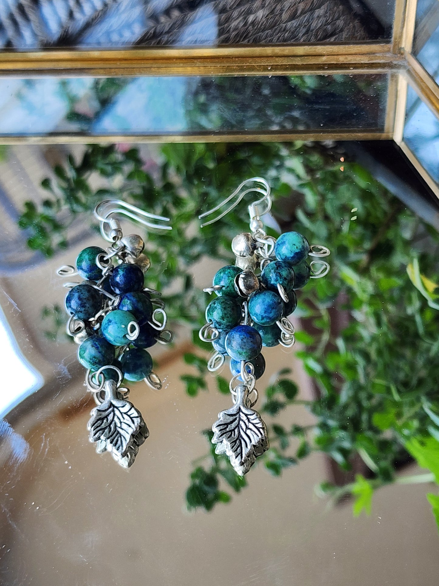 Azurite Jingle Earrings