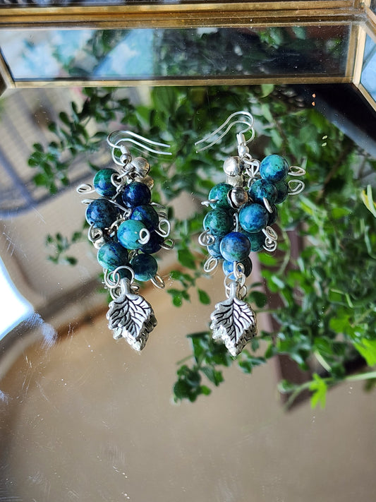 Azurite Jingle Earrings