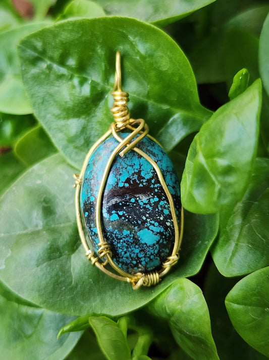 Tibetian Turquoise Pendant