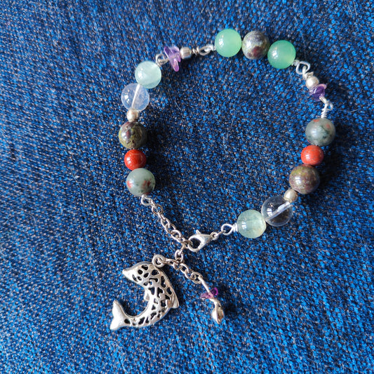 DOLPHIN CHARM BRACELET