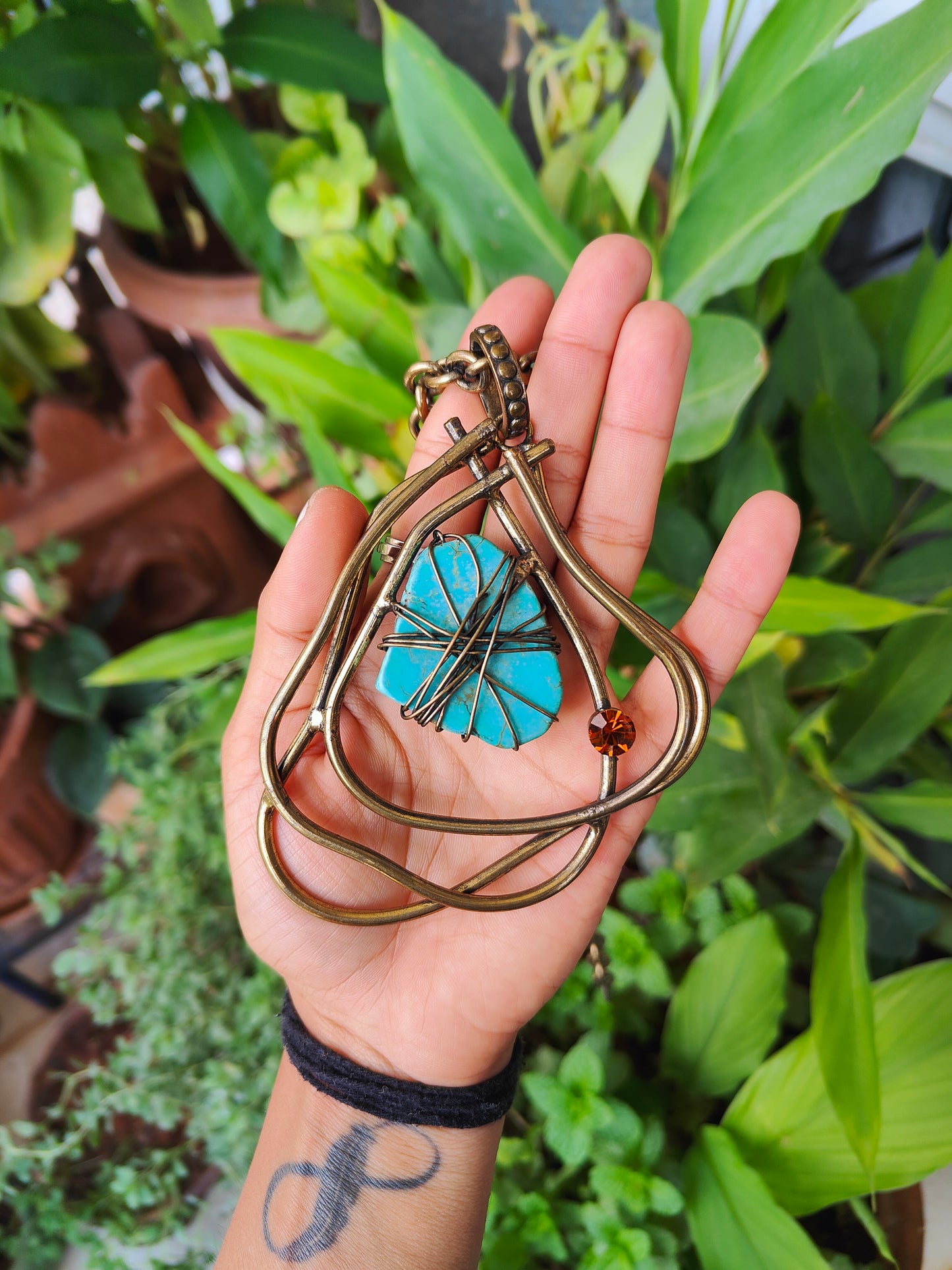 TURQUOISE STATEMENT PIECE