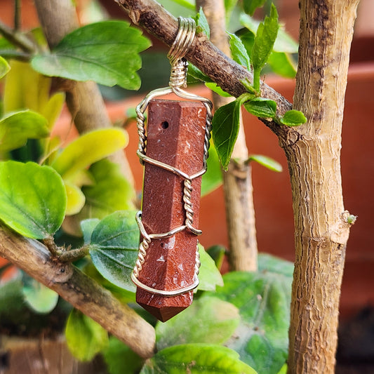 Red Jasper Point Pendant